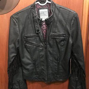 Fringe Leather Jacket